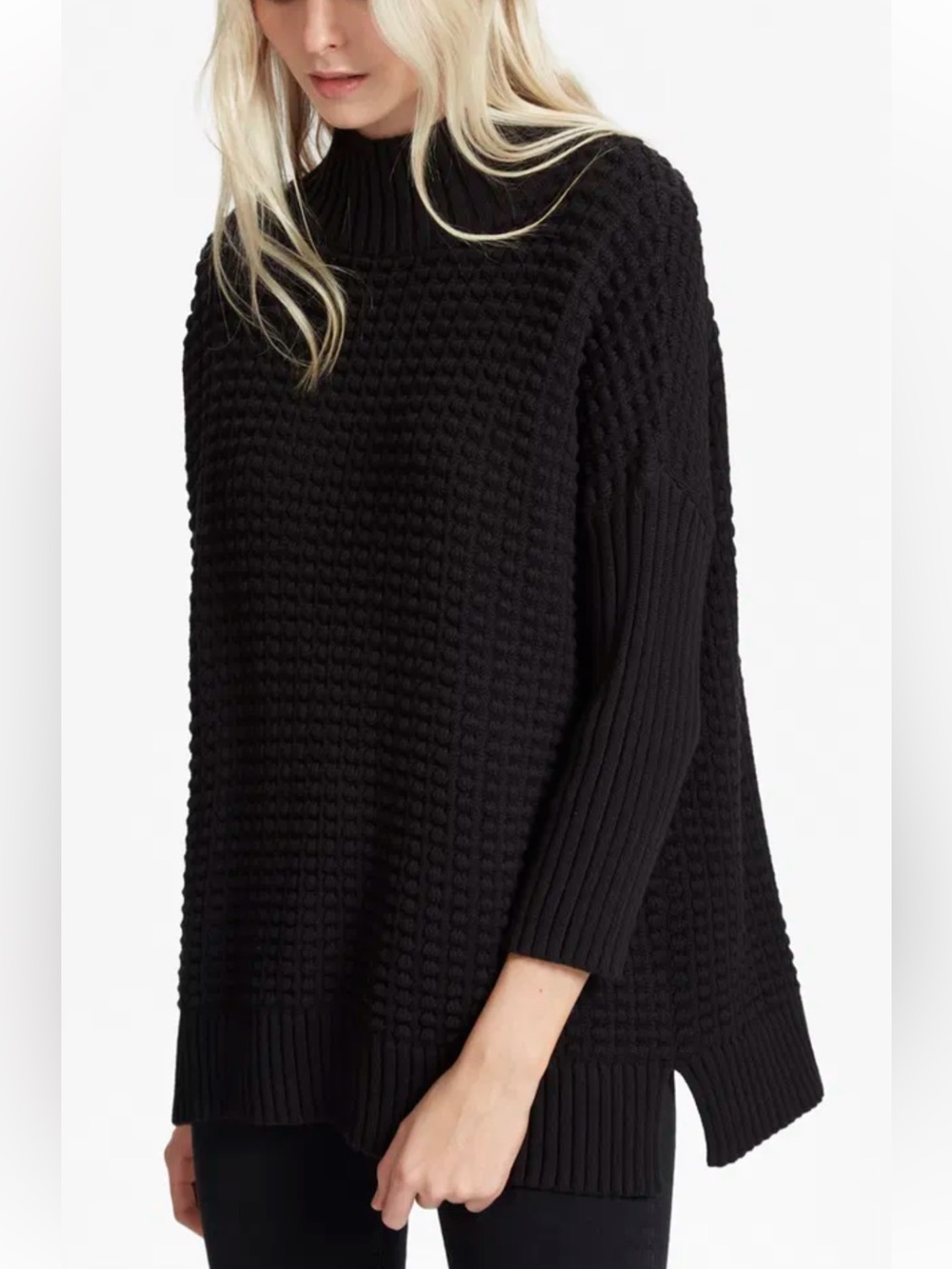 FRENCH CONNECTION MOZART POPCORN SWEATER - SIZE SMALL